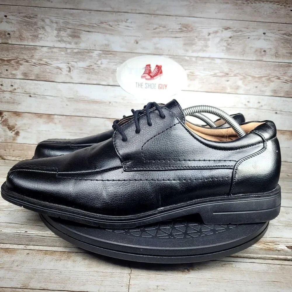 Dexter Comfort Mens Size 12‎ Black Leather Oxford Dress Shoes